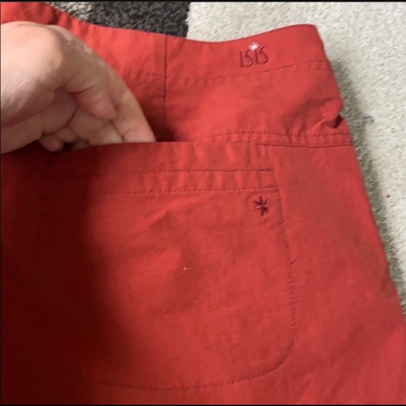 Iris burnt orange/red shorts Womens 6 - Picture 5 of 6